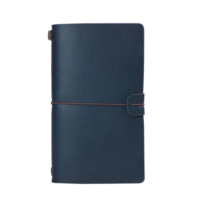 QualitChoice Classic Leather Notebook A6 Phone Holder Diary Journal Planner with Rope Stationery School Office Book Travel Drawing