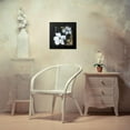 thumbnail image 4 of Tava Studios 12x12 Black Modern Framed Museum Art Print Titled - Moonlight Garden II, 4 of 5