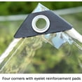 thumbnail image 3 of Transparent Waterproof Tarpaulin, Tear-Resistant Waterproof Protective Tarpaulin, Rain-Plant Insulation-Dust-Resistant-with Drawstring, for Garden Terrace Greenhouse, 3 of 5