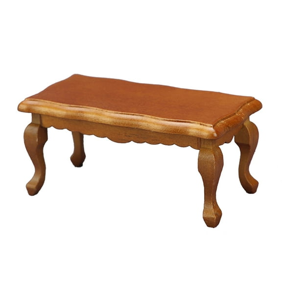 1:12 Scale Miniature Table Coffee Vintage Dollhouses Minis Living Room Furniture Dollhouses Decorations Accessories
