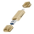thumbnail image 2 of Braveheart Nano Memory Card Reader Replacement For Huawei Mate20/P30 Pro NM-Card USB3.0 Gen Type-C TF/NM Card Reader，Gold, 2 of 9