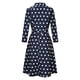 thumbnail image 5 of Vestidos Para Mujer Vestidos de Otoño Vestido Largo de Media Pantorrilla de Lunares de Manga Larga Con Cuello en V A La Moda Odeerbi ODB132478, 5 of 8