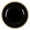 Black and Gold, variant on [13 Inch - 8 Pack] Disposable Round Plastic Charger Plates, Clear/Gold Rimmed Dinner Chargers Lightweight Charger Plate for Weddings, Parties, and Holiday Events - Posh Setting
