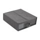 thumbnail image 5 of Organizador de juego de sábanas, organizador de armario con asa, bolsa de almacenamiento de sábanas, organizador de ropa de cama para organización de , Gris Macarena Contenedor de almacenamiento de sábanas, 5 of 8