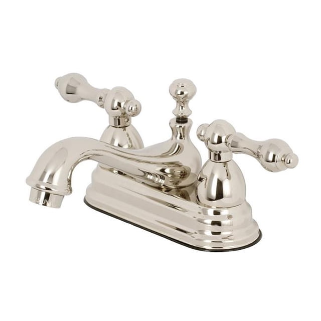 4 in. Centerset Lavatory Faucet, Polished Nickel