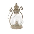 thumbnail image 6 of DecMode Bronze Metal Scroll Decorative Candle Lantern with Arched Handle, 6 of 9