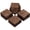 Brown-wood grain cross, variant on Yaheetech Set of 27 Interlocking Wood Flooring Tiles for Garden, Wood