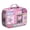 Pink-17, variant on Bohemian Lunch Bag – Artistic Vintage Fashion Thermal Box with Faded Rustic Design for School Use