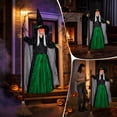 thumbnail image 6 of ShengapQ Halloween Decorations Luminous Witch Hanging Prop Terrifying Outdoor Décor Scary Voice Activation Ghost Toy, 71in, 6 of 7