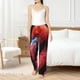 thumbnail image 4 of Balery Closeup Red Flamingo Portrait Pantalones de pijama para mujer, pijamas ultraligeros, pantalones de estar por casa-Small, 4 of 6