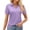 Light Purple -BC05, variant on Nestiefly Women Polo Shirts Cotton Short Sleeve Summer Tops Collared V-Neck Work,Casual,Golf Shirt Beige XL