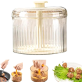 thumbnail image 4 of Translucent Meatball Maker,Manual Meatball Maker, 5 Balls Meatball Maker Kitchen Meatball Mold,Kitchen Making Tool,A, 4 of 5