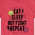 thumbnail image 3 of Big Hero 6 - Eat Sleep Bot Fight - Youth Short Sleeve Graphic T-Shirt, 3 of 5