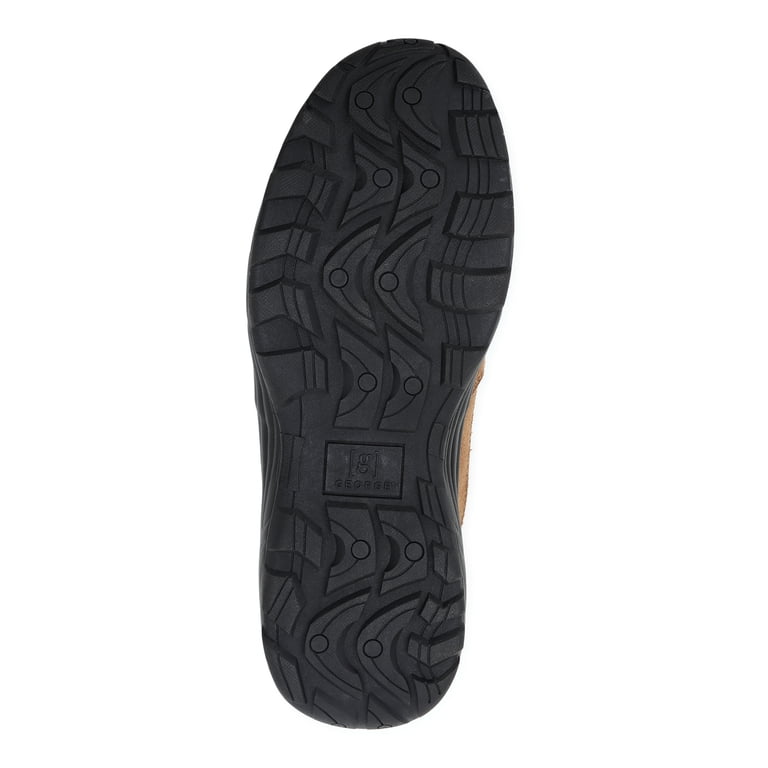 George Men's Slip-On Shoes, Leather Upper, Memory Foam Insole