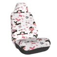 thumbnail image 1 of Wukai Dachshund Dog Puppy Full Set Car Seat Covers with Soft Padding Universal Auto Front Seats Protector and Cushion Mat, 1 of 5