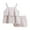 White*, variant on RUTAYY Children Girls Outfits 2 Piece Floral Print West and Shorts Dress Suit Double Layer Yarn Breathable Comfortable Travel Elegant Clothing Sets