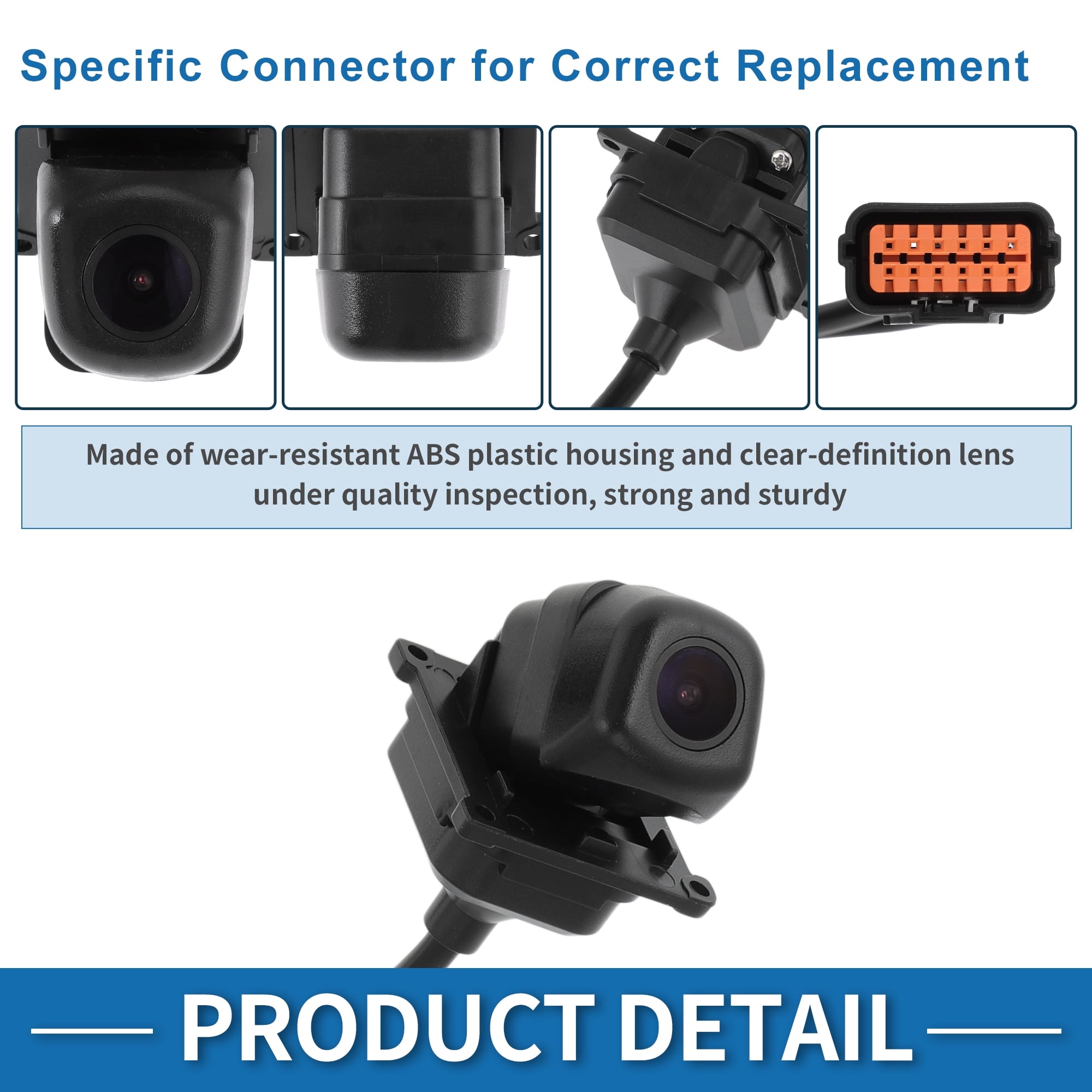 Renversing Caméra Caméra Recul Pour Voiture Caméra D'aide Au Stationnement Pour Kia Pour Sportage 2017 2018 2019 95760-D9000 Caméra Recul Voiture Grand Angle