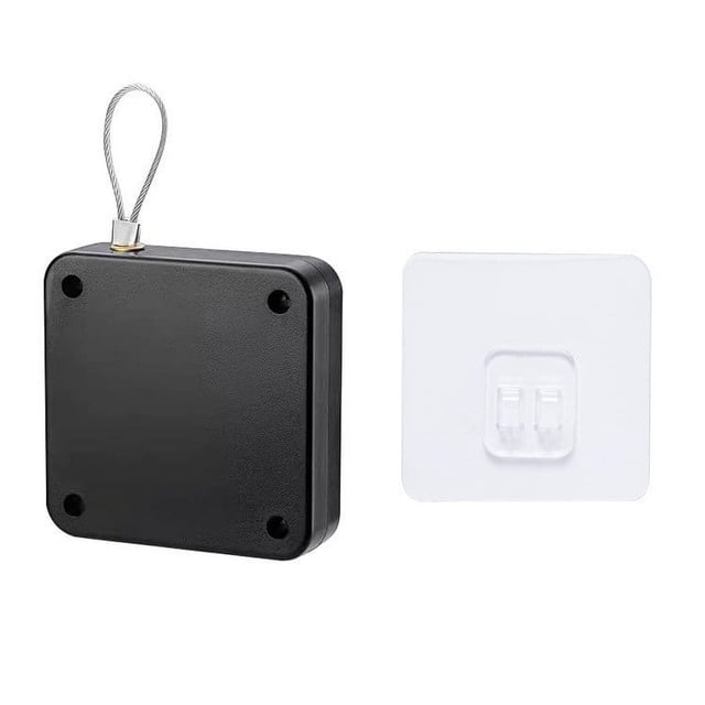 Cierrapuertas automático para puertas corredizas, cierre de puertas de casa, resorte de hierro, tirador de puerta, cierre sin perforaciones