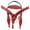 Barb Wire Mahogany, variant on HILASON Western Horse Headstall Breast Collar Set Tack Genuine American Leather