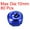Dark Blue, variant on 10mm Jingle Bells Craft Bells Carbon Steel Electroplating Silver Tone 80 Pack