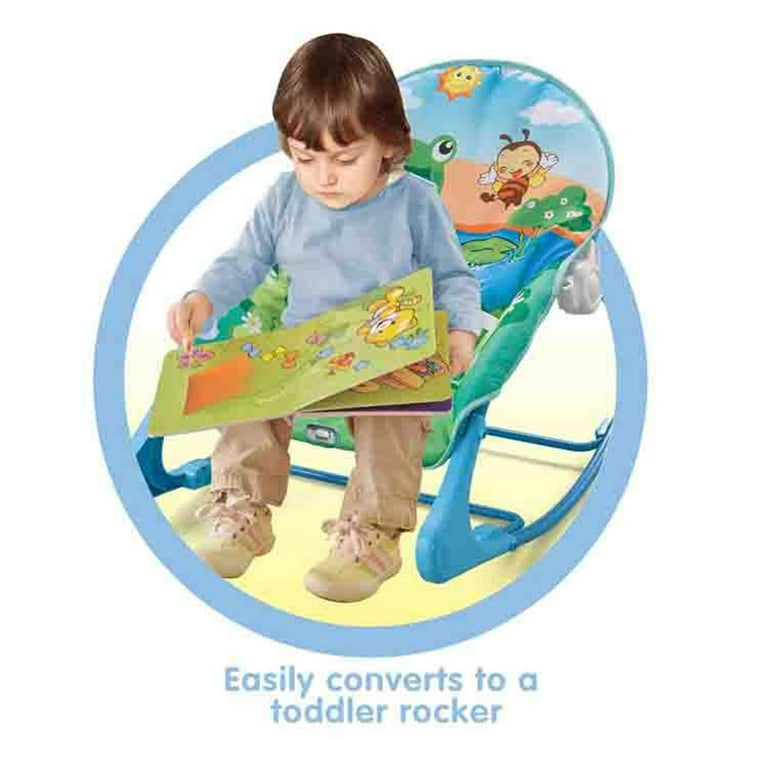 moobody Portable Baby Bouncer Soothing Vibrating Infant Seat Baby Rocking Chair for Max. 18kg 40lbs Babies with Hanging Toys Bed Net Walmart