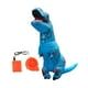 thumbnail image 3 of Disfraz inflable de dinosaurio disfraz de soplado de aire para carnavales de disfraces Adultos azul, 3 of 8