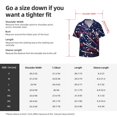 thumbnail image 6 of Zufioo Red White Blue Fireworks 1 Print Mens Button Down Short Sleeve Shirt,Classic Plaid Shirt,Mens Accessories Fashion Shirt-X-Large, 6 of 6