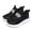 Black White, variant on Boys Sneakers Shoes Lightweight Breathable Running Athletic Shoes for Little Kid/Big Kid, Gray, 2M
