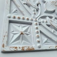 thumbnail image 3 of Drop-In, Glue-Up 2'x2' Faux Tin PVC Ceiling Tile In Aged Taupe, Pack 0f 25 (100 sq/ft.), 3 of 4