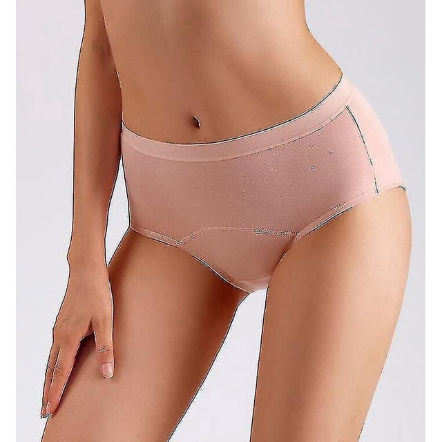 5 piezas de ropa interior menstrual para mujer, bragas de algodón a prueba de fugas, calzoncillos