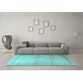 thumbnail image 3 of Ahgly Company Indoor Rectangle Persian Light Blue Traditional Area Rugs, 8' x 12', 3 of 4