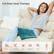 Heating Pad for Back Pain Relief & Period Cramps, Fsa Hsa Eligible,10 Heat Settings, 12x24, Birthday Mothers Day Gifts for Women Men, Blue
