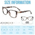 thumbnail image 5 of WEMOOTANTS Reading Glasses 3.5 for Women Large Bling Leopard Readers 1.0 1.25 1.5 1.75 2.0 2.25 2.5 2.75 3.0 3.5 4.0, 5 of 6