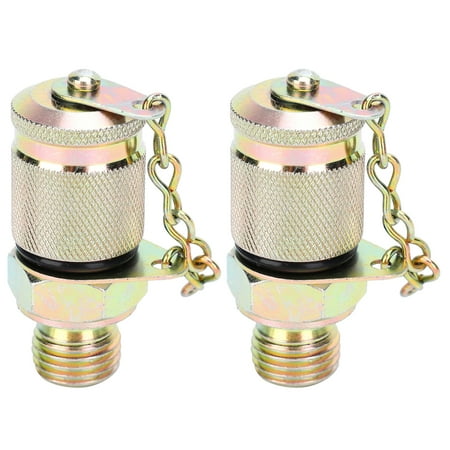 

Corrosion Resistance 2Pcs Hydraulic Test Adapter Loss Hydraulic Coupling For Hydraulic System Pressure Detection Pressure System Lubrication M10 X 1-M12 X 1.25 X 1.5-M16 X 2 M12