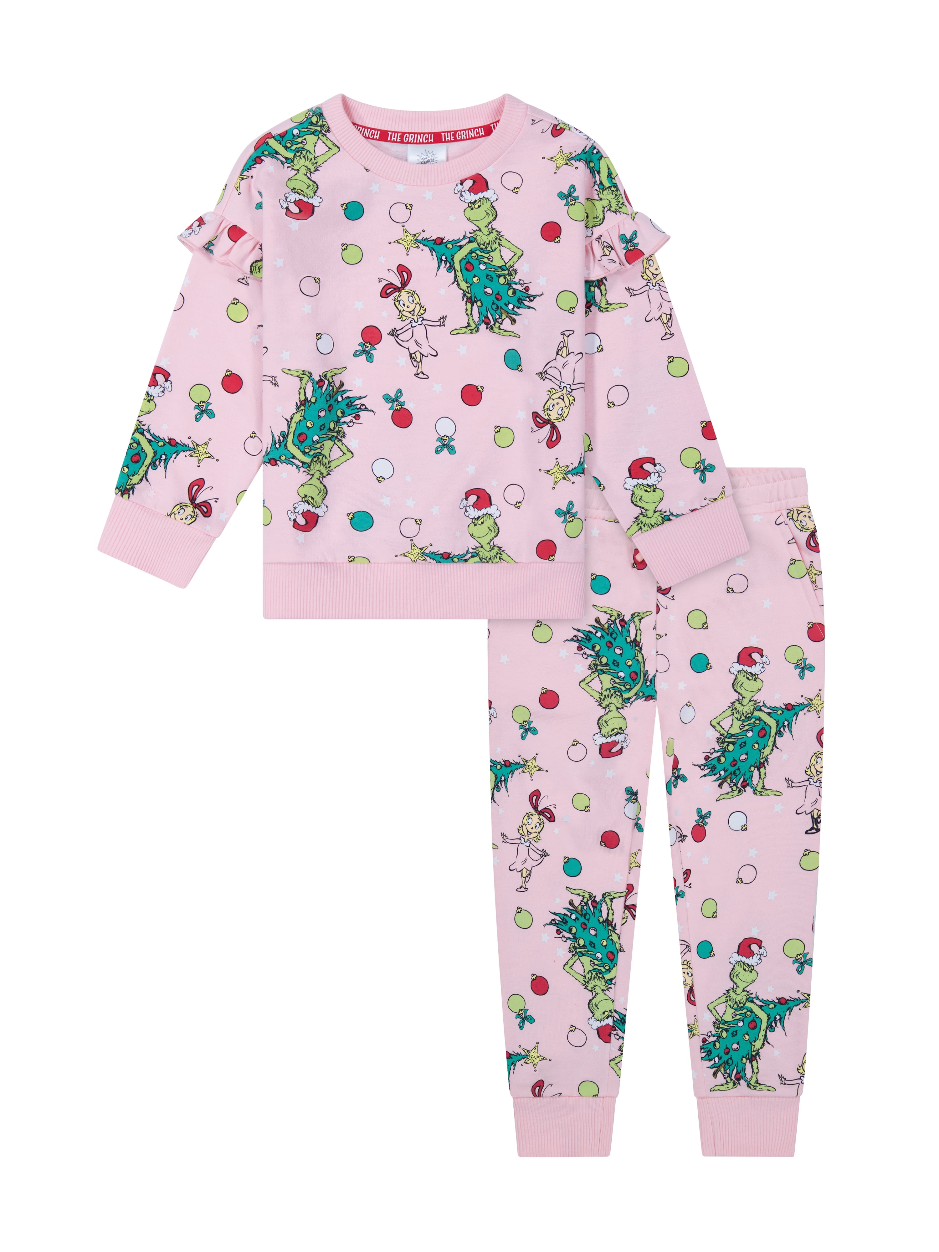 Dr. Seuss The Grinch Toddler Printed Sweatshirt and Jogger Set