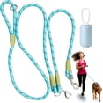 thumbnail image 1 of FrostHike Multi-Function Hands Free Dog Rope Leash. 7.5Ft Strong Nylon Training Leash. Reflective Shoulder Running Leads for Puppy Small Medium Service Dogs with Portable Garbage Box, 1 of 5