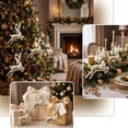 Window Style Design Christmas Golden Ornament - Style C gold pendant, soft and long-lasting ...