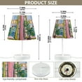 thumbnail image 4 of Yayeee Mini Table Lamp 11.8" Dimmable with Fabric Shade 3 Color Temperatures, Yellow Window, 4 of 7