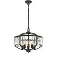 thumbnail image 1 of Chloe Lighting CH2S843RB20-UP5 20 in. Kenna Transitional 5 Light Ceiling Pendant Fixture, Rubbed Bronze, 1 of 1