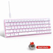 68Keys Mechanical Keyboard Double Shot Hot-Swappable Clicky Switches Backlits