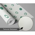 thumbnail image 6 of S4Sassy Hand-Drawn Polka Dot Wallpaper- Green Wall Covering, 25" X 120" Self-Adhesive Textured Vinyl Wallpaper, Wallwrap, Easy Diy Wall Covering For Kids Bedroom, Room Decor, Playroom, 6 of 9