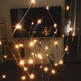 thumbnail image 2 of Lights Branches Autohigh, 60 luces LED en forma de ramita, color blanco cálido, 3 unidades, 2 of 9