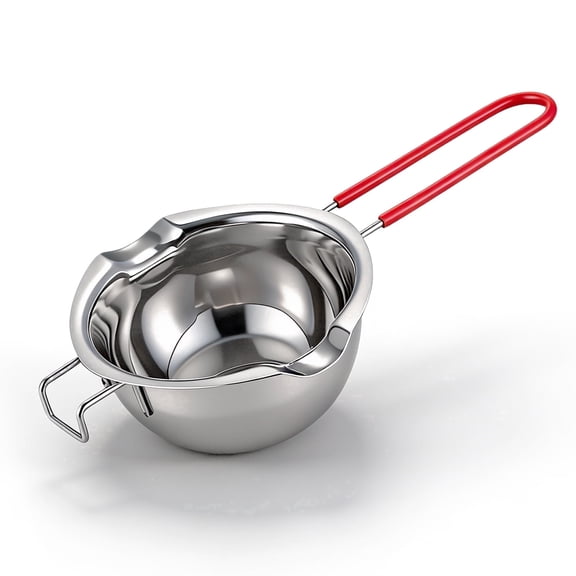 dykaae Melting Pot 500ml/16oz, Stainless Steel Double Boiler Pot for Melting Chocolate, Candy, Candle, Soap and Wax