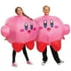 thumbnail image 2 of Disfraz inflable Kirby para niños con abanico, talla M, 2 of 5