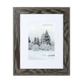 thumbnail image 2 of Scholartree 2 PACK 8x10 Wood Picture Frames, Front Loading Basic Tabletop Picture Frame, Dark gray, 2 of 5