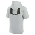 thumbnail image 3 of Unisex Fanatics Gray Miami Hurricanes Elements Super Soft Fleece Short Sleeve Pullover Hoodie, 3 of 3