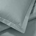 thumbnail image 6 of Superior Egyptian Cotton 1200 TC Solid Teal Duvet Set, King/California King, 6 of 9