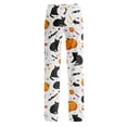 thumbnail image 5 of Womens Halloween Pajama Pants Cute Halloween Print Stretch Comfy Lounge Pants Casual Sleepwears, 5 of 5
