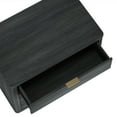 thumbnail image 5 of Evelyn Modern 32 Nightstand 4.0 with 3 Full Extension Drawers in Charcoal Grey, 5 of 10