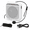 White, variant on Portable Voice Amplifier for Teachers, 8W Rechargeable Personal PA System with Headset Microphone, 2200mAh Speaker for Classroom, Training, Meetings, Tour Guides and Yoga Instructors